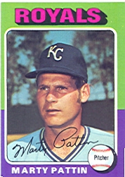 1975 Topps Mini Baseball Cards      413     Marty Pattin